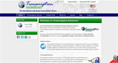 Desktop Screenshot of etranscriptionsolutions.org